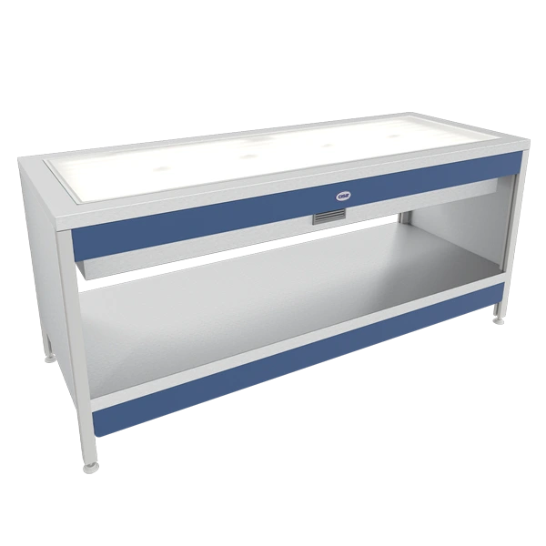 Mesa de inspección de textiles